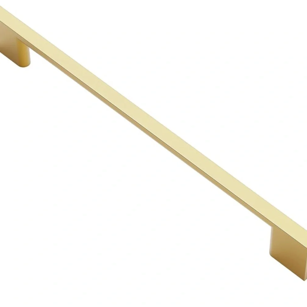 NWT 5 pack of brushed gold cabinet pulls
